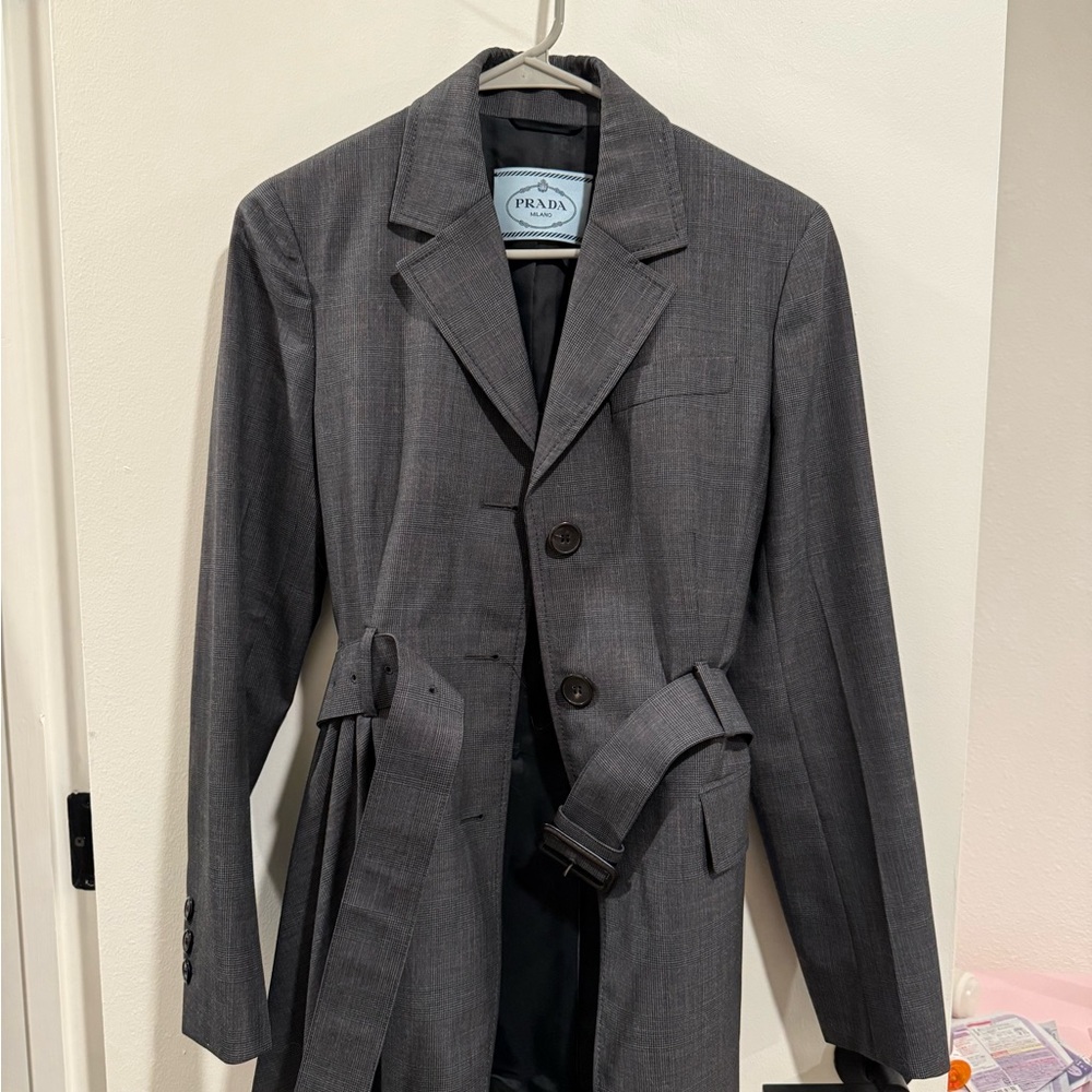 Prada Charcoal Wonen blazer
